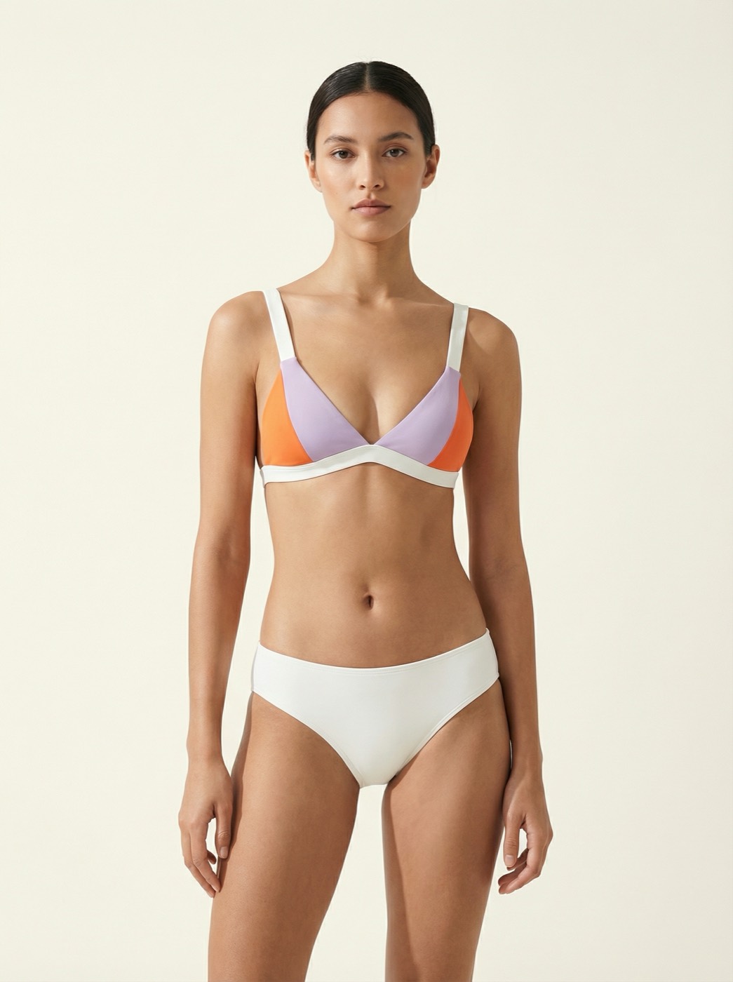 The Amalfi — Color-Block Triangle Top - 03-model-front-context