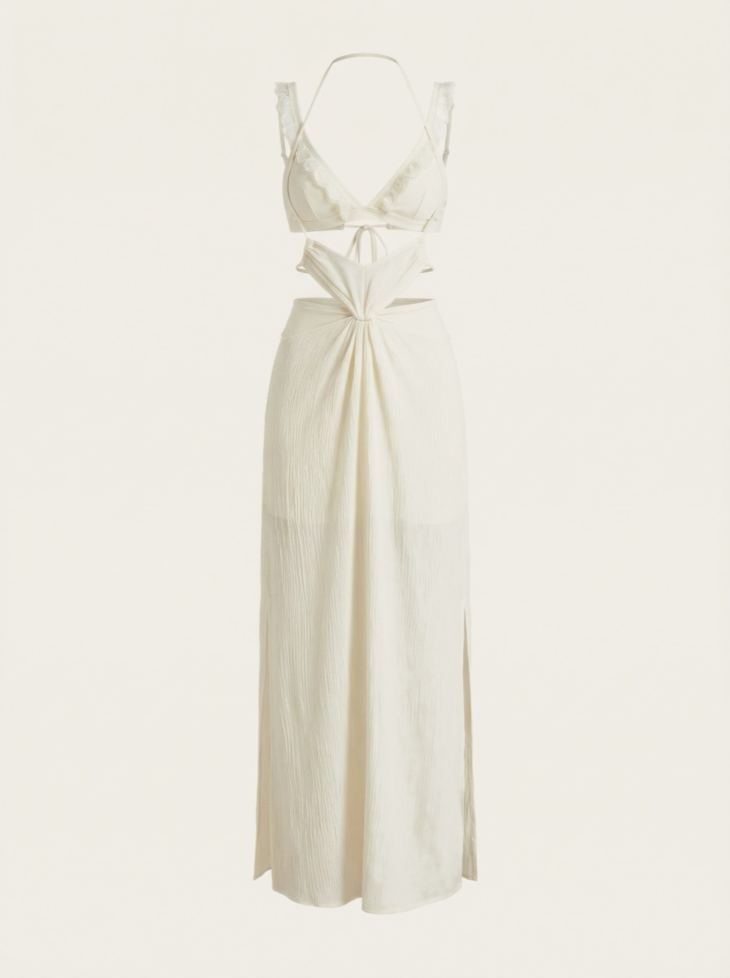 The Solène — Cream Cutout Maxi Swim Dress - 01-pure-background-main