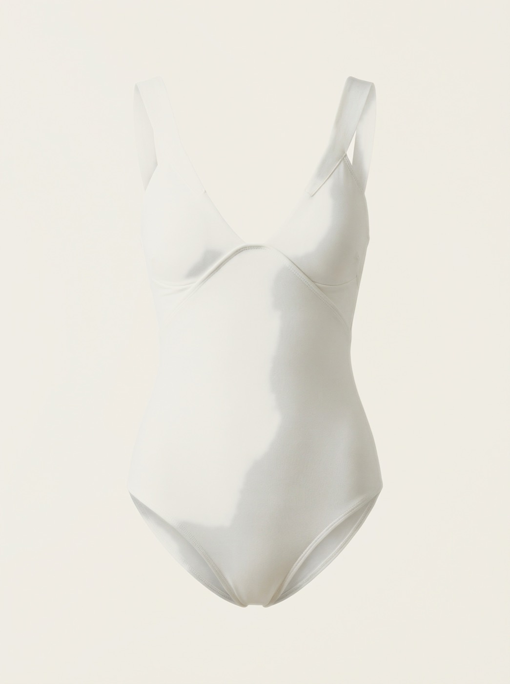 The Marina — Sculpted V-Neck One-Piece - 04-no-model-front