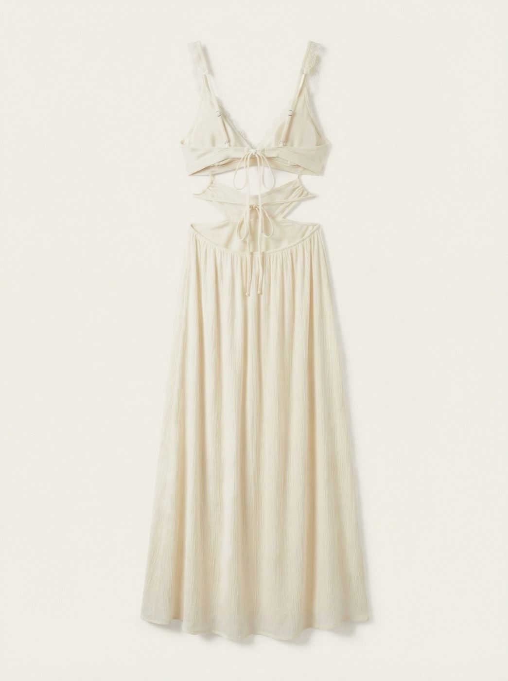 The Solène — Cream Cutout Maxi Swim Dress - 05-no-model-alt