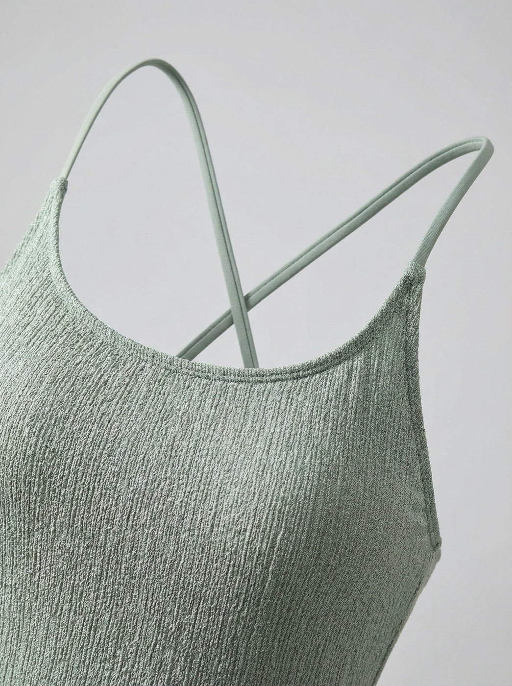 The Riviera — Sage Swim Set with Flowing Wrap Skirt - 06-detail-1